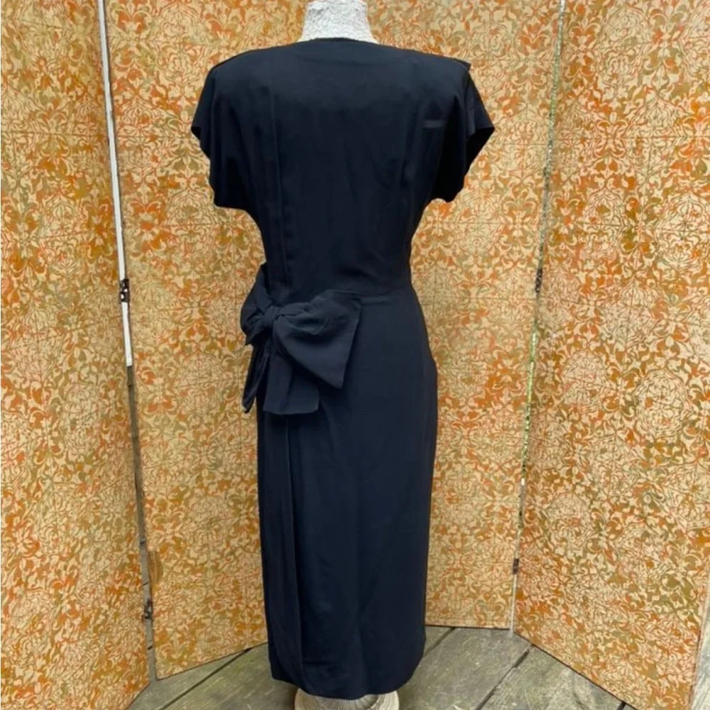 Vintage 1940s Rayon Dress - Picture 3 of 11